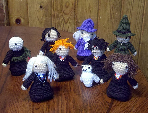 harry potter knitted doll